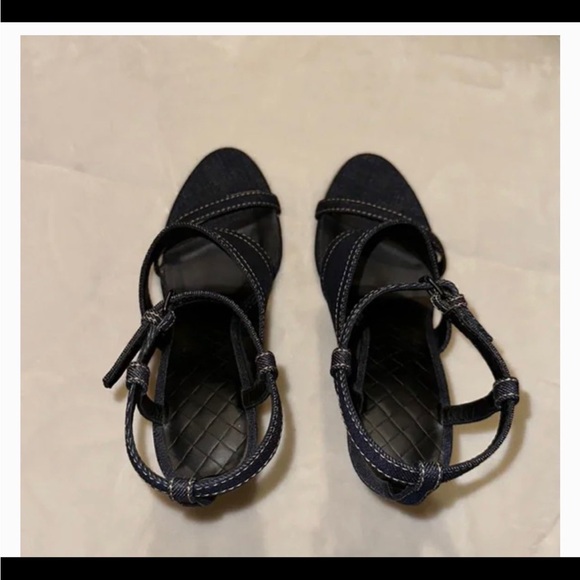 Bottega Veneta Denim Sandals - Picture 7 of 7